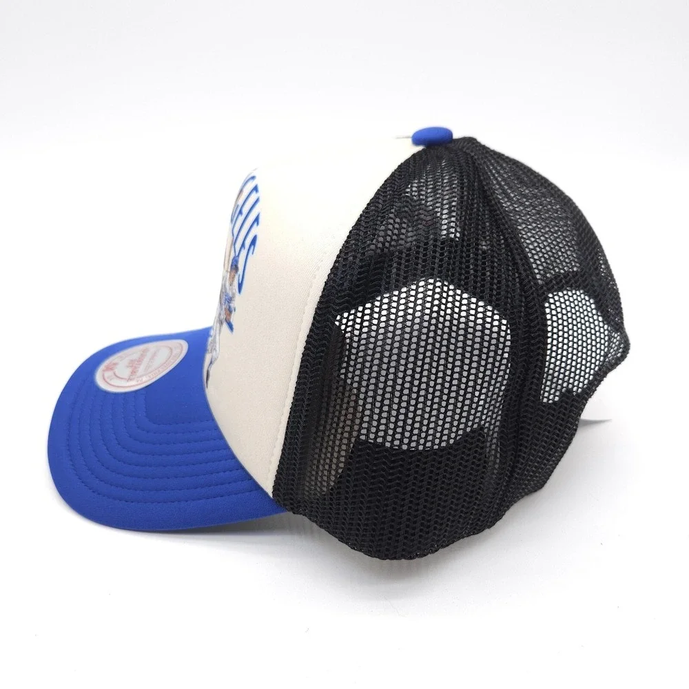 Mitchell & Ness Los Angeles‎ Dodgers Snapback Trucker Hat 60 Year Patch Foam Cap